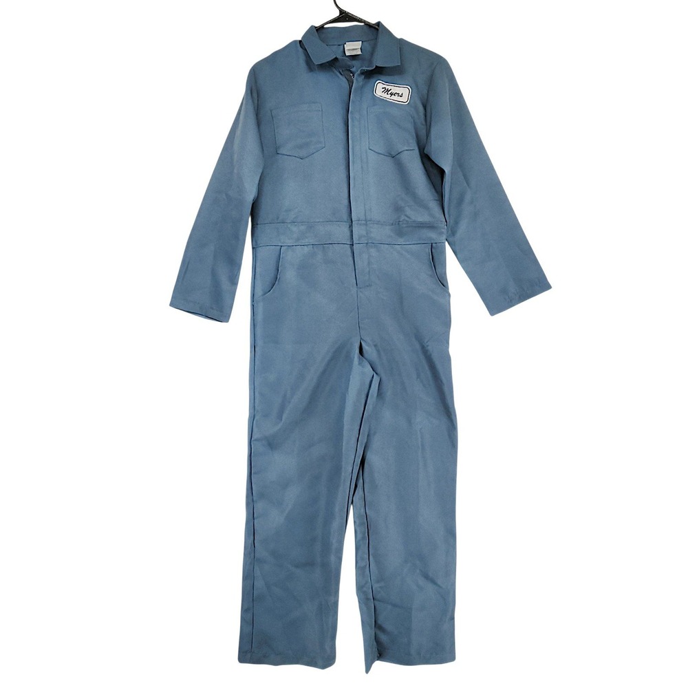 Michael Myers Halloween II Jumpsuit XL Mens Spirit Coveralls Blue Costume Horror